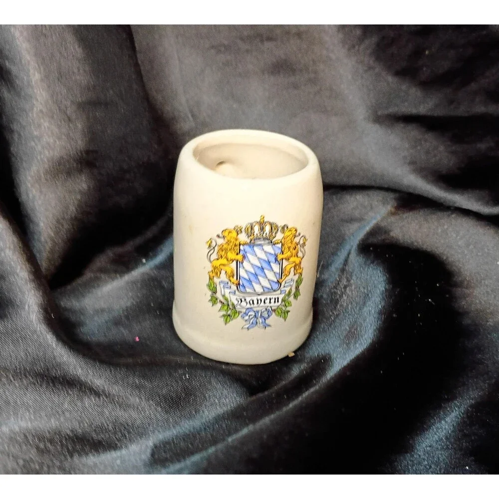 Vintage Bayern Stoneware Shot Glass/ Miniature Stein